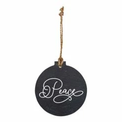 Best reviews of 🤩 Ornaments & Stockings P. Graham Dunn Peace Slate Ornament 🎉