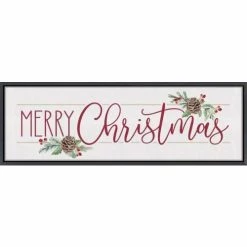 New ❤️ Signs & Letterboards P. Graham Dunn Merry 🔔 Christmas Canvas ✨