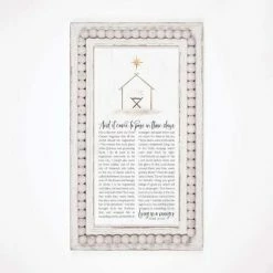 Deals 👍 Signs & Letterboards P. Graham Dunn Luke 2:1-20 Framed Art 🛒