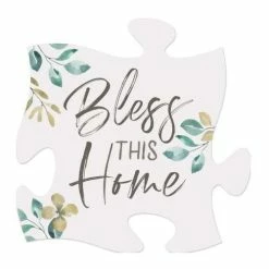 Wholesale 🤩 P. Graham Dunn Signs & Letterboards P Graham Dunn Bless This Home Puzzle Piece ✨