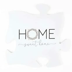 Promo 😀 Signs & Letterboards P. Graham Dunn Home Sweet Home Puzzle Piece Wall Art 🥰