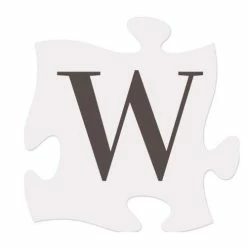 Discount ⭐ P. Graham Dunn Signs & Letterboards P Graham Dunn Letter W Puzzle Piece 🛒