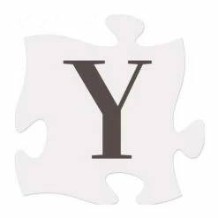 Buy 👏 P. Graham Dunn Signs & Letterboards P Graham Dunn Letter Y Puzzle Piece ✨