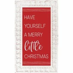 Coupon 😀 Signs & Letterboards P. Graham Dunn Merry Little 🎅 Christmas Framed Art ✨