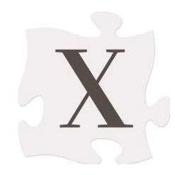 New 👍 P. Graham Dunn Signs & Letterboards P Graham Dunn Letter X Puzzle Piece 😍