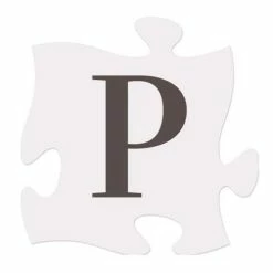 Wholesale ❤️ P. Graham Dunn Signs & Letterboards P Graham Dunn Letter P Puzzle Piece 🎁