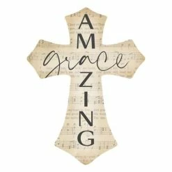 New ⭐ P. Graham Dunn Signs & Letterboards P Graham Dunn Amazing Grace Cross Wall Art ✨