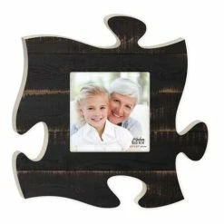 Flash Sale 🔔 Picture Frames P. Graham Dunn Black Faux Wood Puzzle Plaque 😍