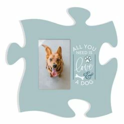 Flash Sale 🤩 Picture Frames P. Graham Dunn All You Need Is Love And A 🐕 Dog Puzzle Photo Frame ✨