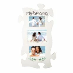 Cheapest 👏 Picture Frames P. Graham Dunn My Blessings Puzzle Plaque 🔥
