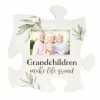 Best Sale 🌟 Picture Frames P. Graham Dunn Grandchildren Make Life Grand Puzzle Plaque 🔔