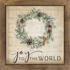 Top 10 👍 Signs & Letterboards P. Graham Dunn Joy To The World Framed Art 🧨