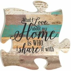 Best Pirce 😉 Signs & Letterboards P. Graham Dunn Love About Home Puzzle Plaque ✔️